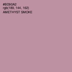 #BD90A2 - Amethyst Smoke Color Image