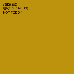 #BD930D - Hot Toddy Color Image