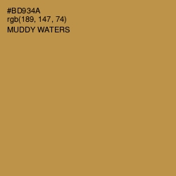 #BD934A - Muddy Waters Color Image