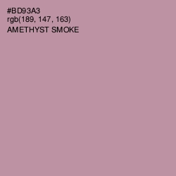 #BD93A3 - Amethyst Smoke Color Image