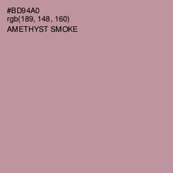 #BD94A0 - Amethyst Smoke Color Image