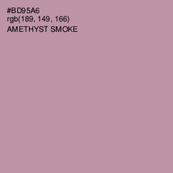 #BD95A6 - Amethyst Smoke Color Image