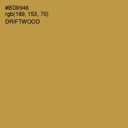 #BD9946 - Driftwood Color Image