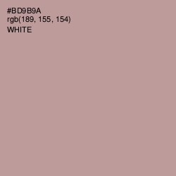 #BD9B9A - Thatch Color Image