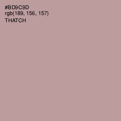 #BD9C9D - Thatch Color Image