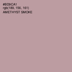 #BD9CA1 - Amethyst Smoke Color Image