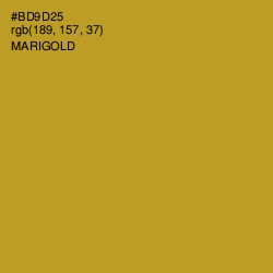 #BD9D25 - Marigold Color Image