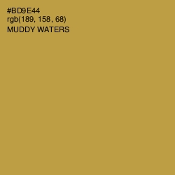 #BD9E44 - Muddy Waters Color Image