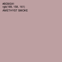#BD9EA1 - Amethyst Smoke Color Image