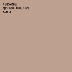 #BDA08E - Napa Color Image