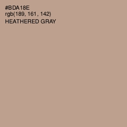 #BDA18E - Heathered Gray Color Image