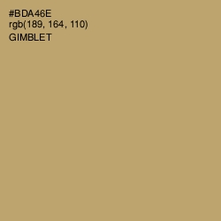 #BDA46E - Gimblet Color Image