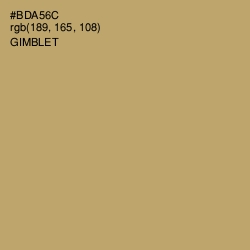 #BDA56C - Gimblet Color Image