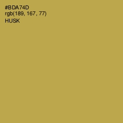 #BDA74D - Husk Color Image