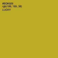#BDA926 - Lucky Color Image