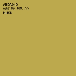 #BDA94D - Husk Color Image