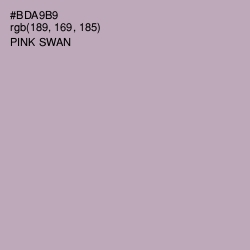 #BDA9B9 - Pink Swan Color Image