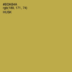 #BDAB4A - Husk Color Image