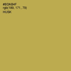 #BDAB4F - Husk Color Image