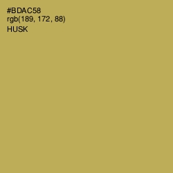 #BDAC58 - Husk Color Image