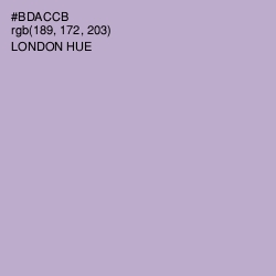 #BDACCB - London Hue Color Image