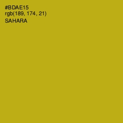 #BDAE15 - Sahara Color Image