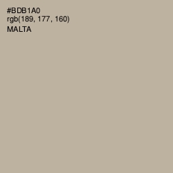 #BDB1A0 - Malta Color Image