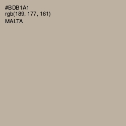 #BDB1A1 - Malta Color Image