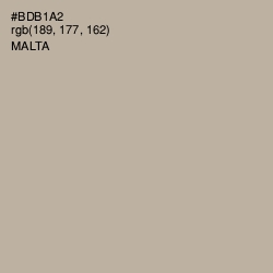 #BDB1A2 - Malta Color Image