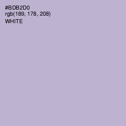 #BDB2D0 - Lavender Gray Color Image