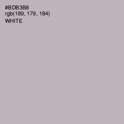 #BDB3B8 - Pink Swan Color Image