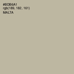 #BDB6A1 - Malta Color Image