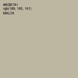 #BDB7A1 - Malta Color Image