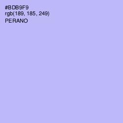 #BDB9F9 - Perano Color Image