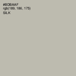 #BDBAAF - Silk Color Image