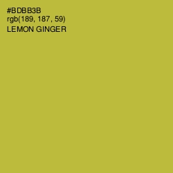#BDBB3B - Lemon Ginger Color Image