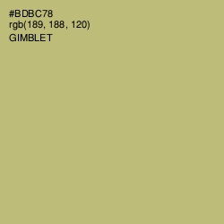 #BDBC78 - Gimblet Color Image