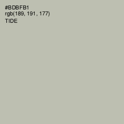 #BDBFB1 - Tide Color Image