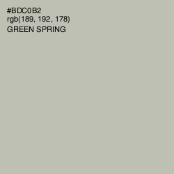 #BDC0B2 - Green Spring Color Image