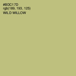 #BDC17D - Wild Willow Color Image