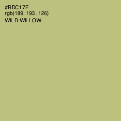 #BDC17E - Wild Willow Color Image