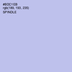 #BDC1EB - Spindle Color Image