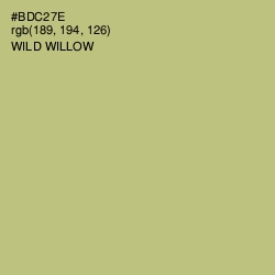 #BDC27E - Wild Willow Color Image