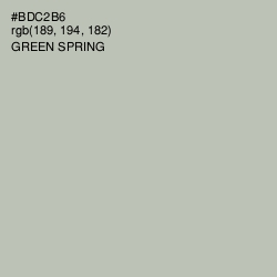 #BDC2B6 - Green Spring Color Image