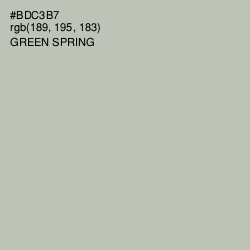 #BDC3B7 - Green Spring Color Image