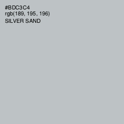 #BDC3C4 - Silver Sand Color Image