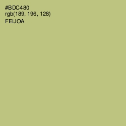 #BDC480 - Feijoa Color Image