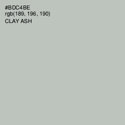 #BDC4BE - Clay Ash Color Image