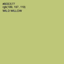 #BDC577 - Wild Willow Color Image