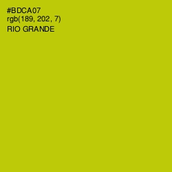 #BDCA07 - Rio Grande Color Image